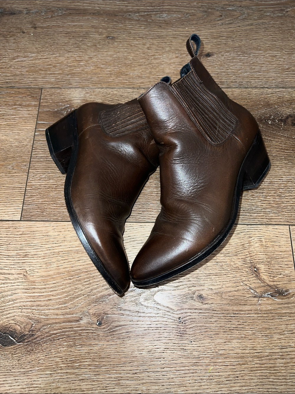 Thursday Boot Co. Brown Leather Ankle Boots Size 8